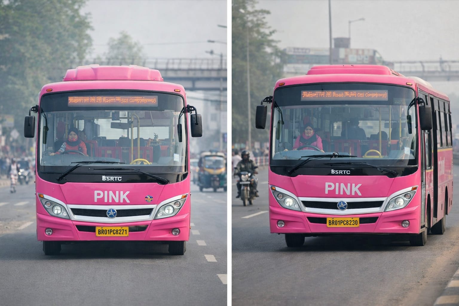 बिहार की बेटियों ने रचा इतिहास: पिंक बस की ड्राइविंग सीट पर पहली बार महिलाएं