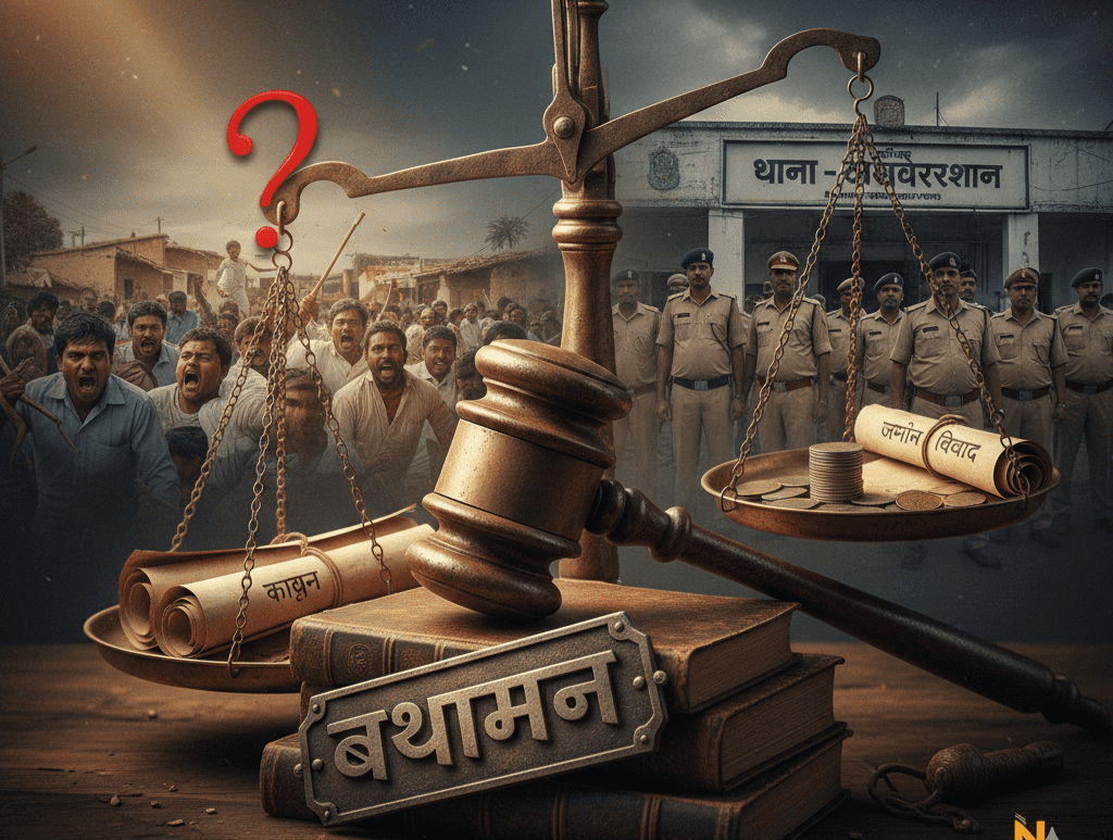 बिहार में ‘कानूनी नरसंहार’? पूरे गांव पर FIR, क्या ब्राह्मण होना ही अब सबसे बड़ा अपराध है?