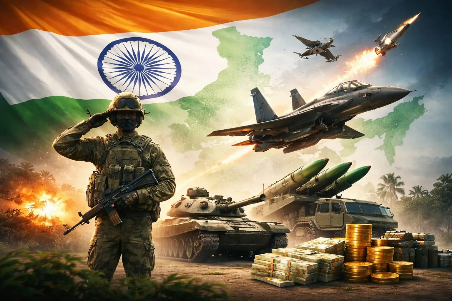 रक्षा बजट में ऐतिहासिक उछाल, भारत की सैन्य ताकत को मिलेगी नई धार