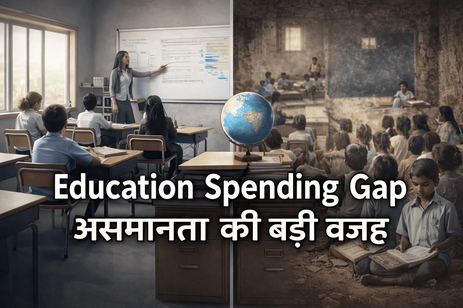 शिक्षा पर कम खर्च बना रहा है असमानता की बड़ी वजह, रिपोर्ट में चौंकाने वाले आंकड़े