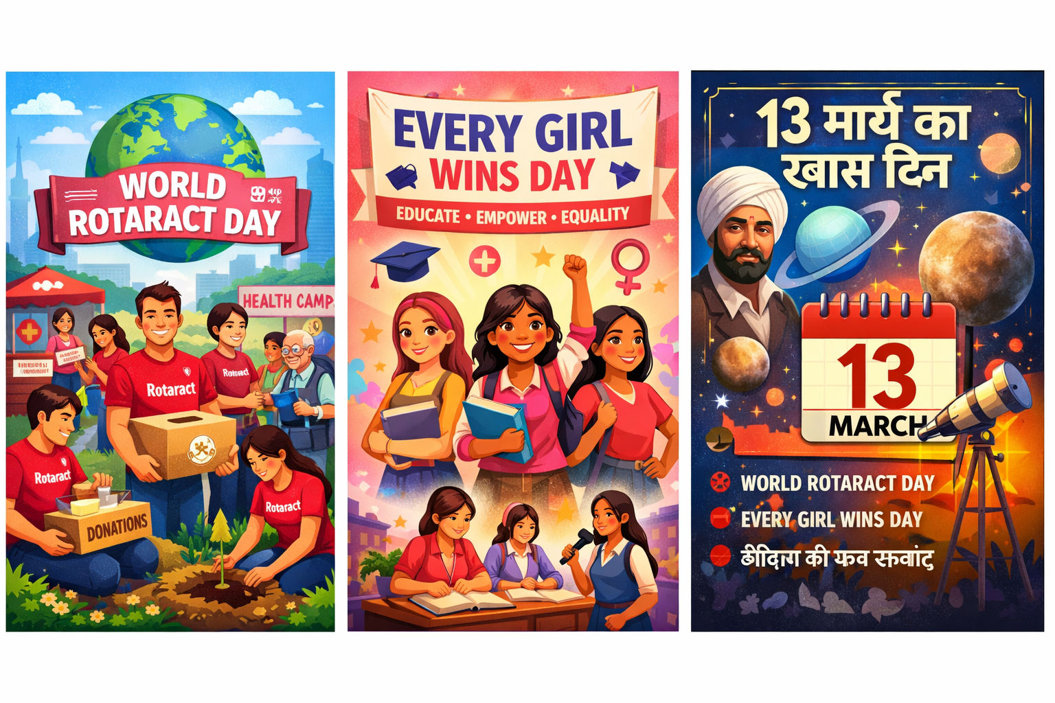 13 मार्च का खास दिन: युवाओं की सेवा भावना और लड़कियों के सशक्तिकरण को समर्पित