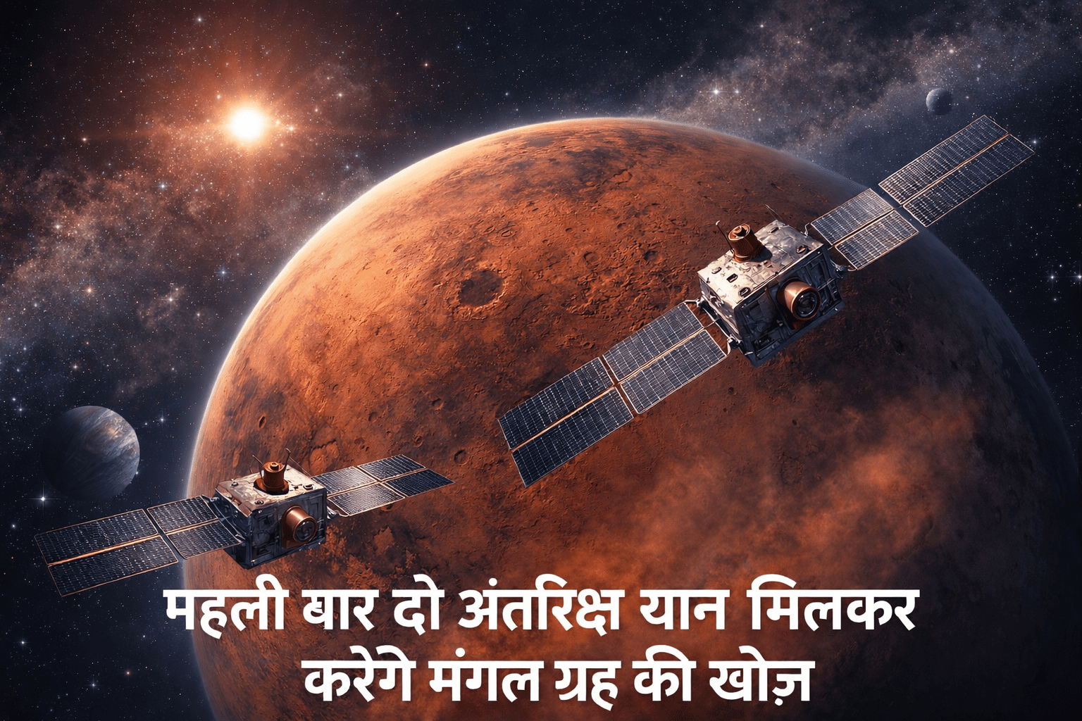 पहली बार दो अंतरिक्ष यान मिलकर करेंगे मंगल की खोज, नासा ने शुरू किया नया मिशन