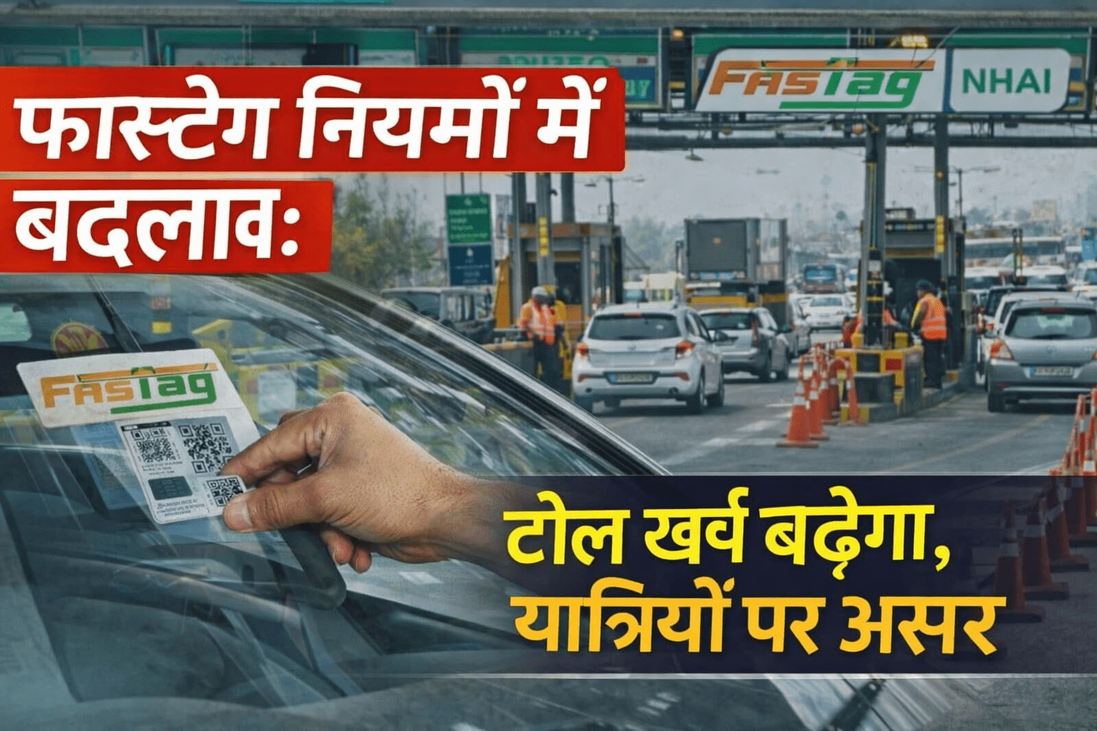 फास्टैग नियमों में बदलाव से बढ़ेगा खर्च, यात्रियों को देना पड़ सकता है अतिरिक्त शुल्क