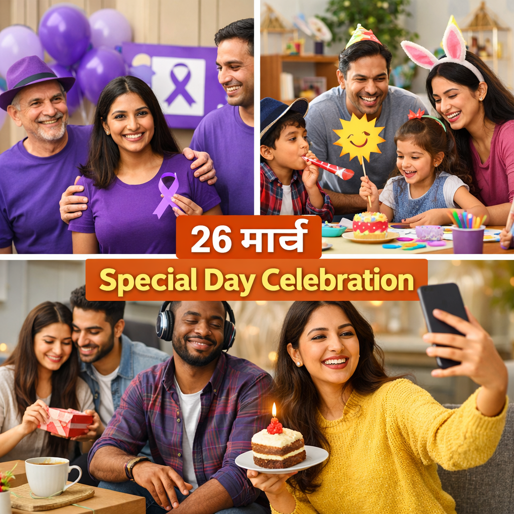 आज का विशेष दिन: 26 मार्च को ऐसे बनाएं यादगार और खास