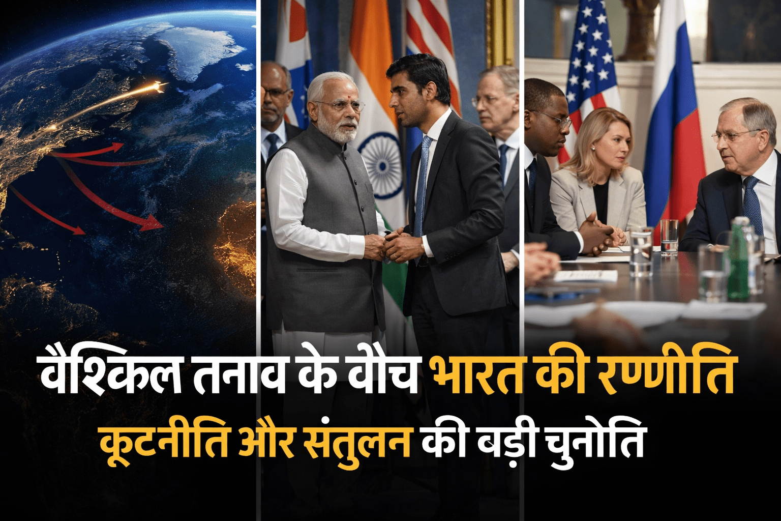 वैश्विक हालात पर बढ़ती चिंता, भारत समेत कई देशों की नजरें कूटनीतिक संतुलन पर