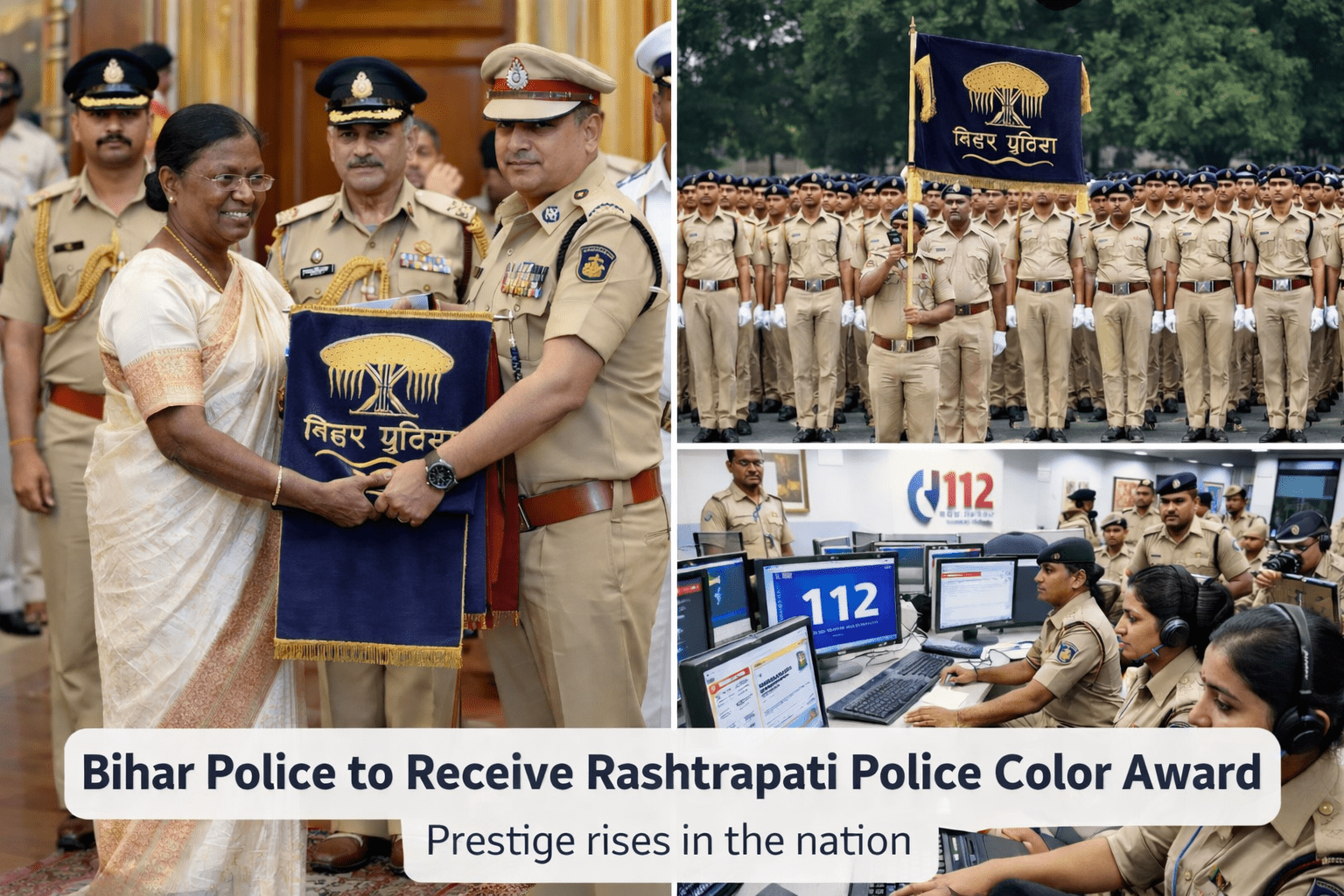 बिहार पुलिस को मिलेगा देश का सर्वोच्च सम्मान, सेवा और समर्पण की बड़ी पहचान