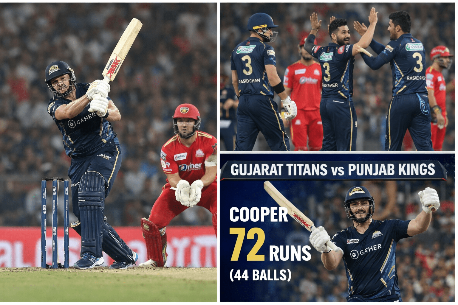 कूपर की शानदार पारी, पंजाब किंग्स को घर में मिली करारी हार