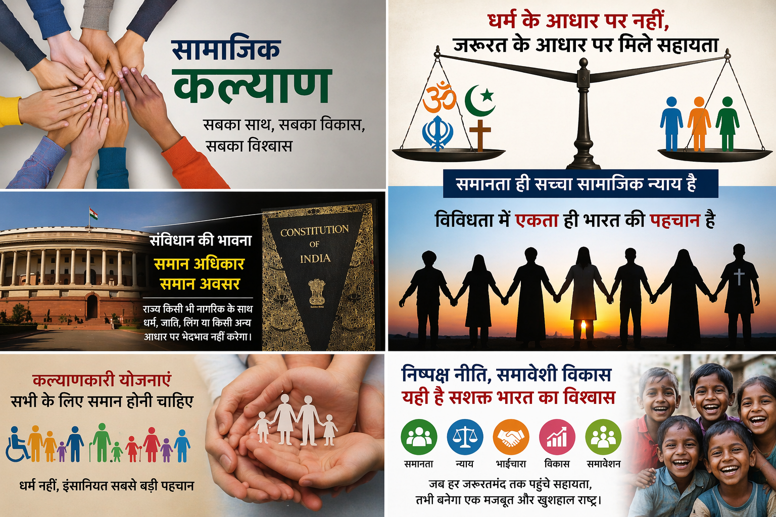 धर्म के आधार पर कल्याण नहीं: समानता और संविधान पर उठे अहम सवाल